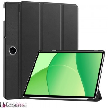 Dirbtinės odos atverčiamas dėklas -  juodas (Oneplus Pad Lite)
